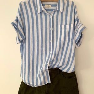 Thread & Supply button down top